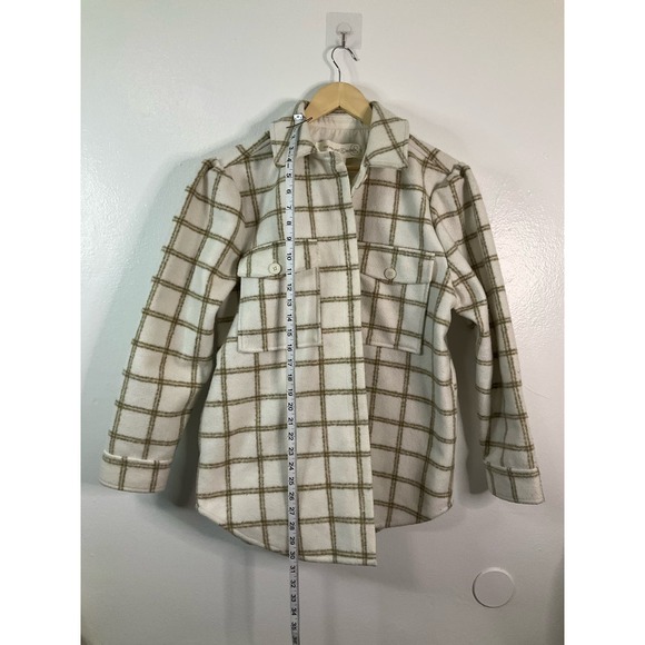 Treasure & Bond 100% Plaid Wool Coat - Picture 5 of 6